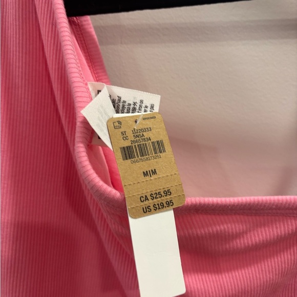 PINK Victoria's Secret One-Shoulder Pink Top - Picture 3 of 4